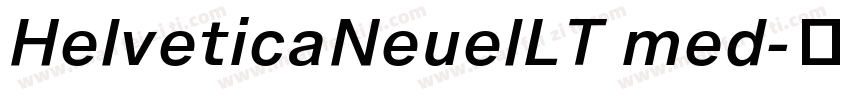 HelveticaNeuelLT med字体转换